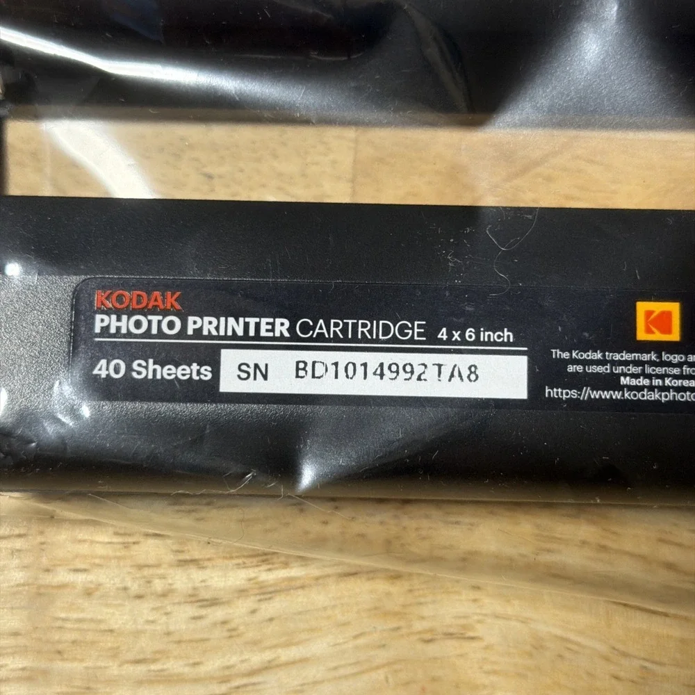 Kodak Photo Printer Cartridge 4x6 Inch 80 Sheets (2 x 40 Sheets)